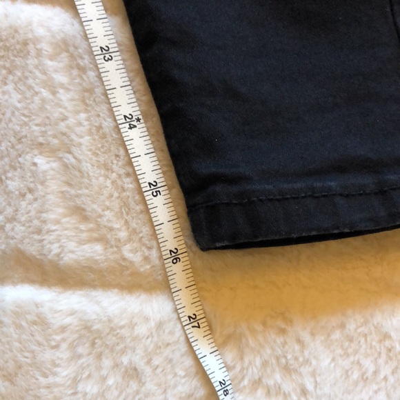 GARAGE black ripped skinny mid rise jeans - Picture 7 of 7